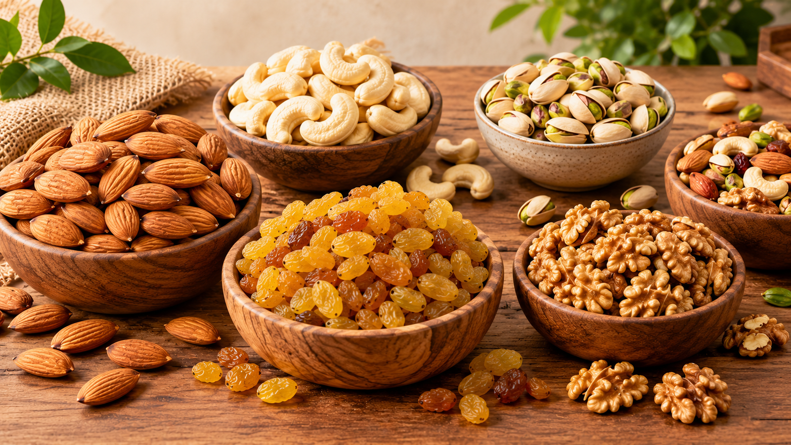 Health Benefits of Dry Fruits: Why Almonds, Cashews, Raisins and Walnuts Deserve a Place in Your Diet